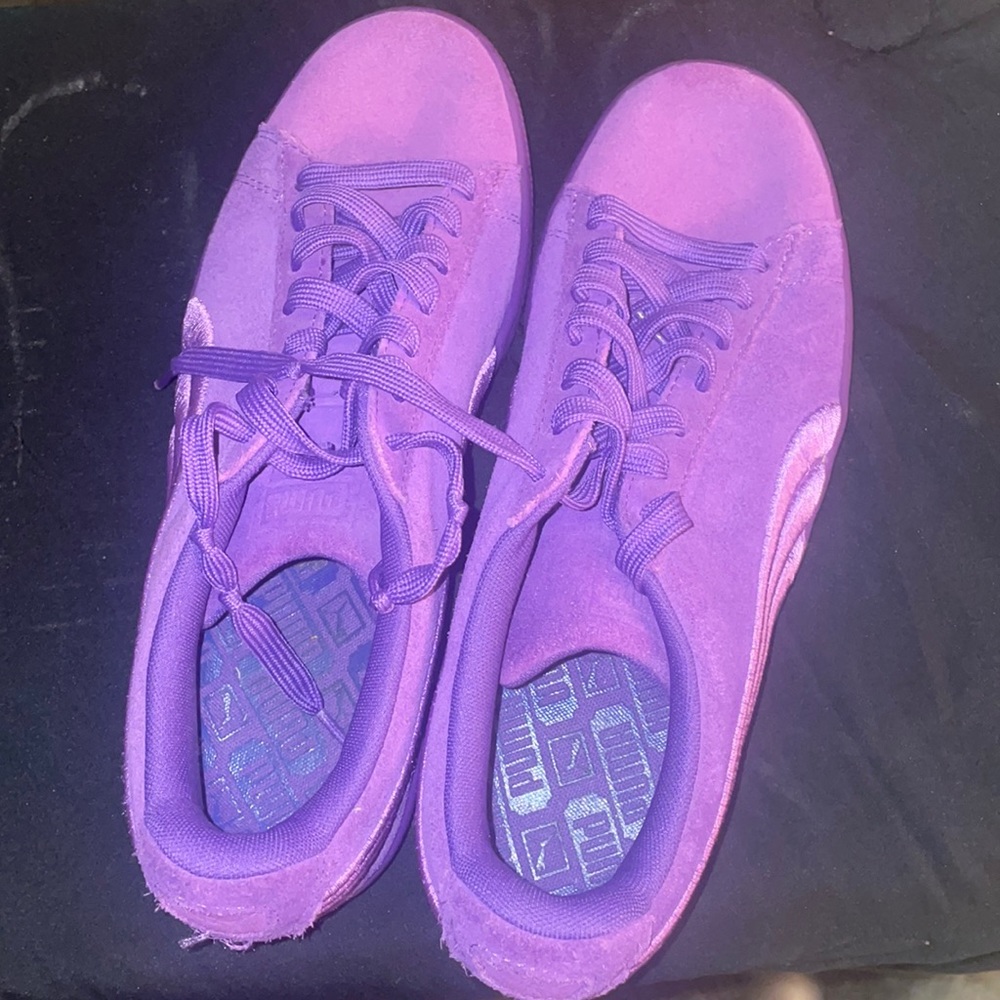 Purple Puma Sneakers